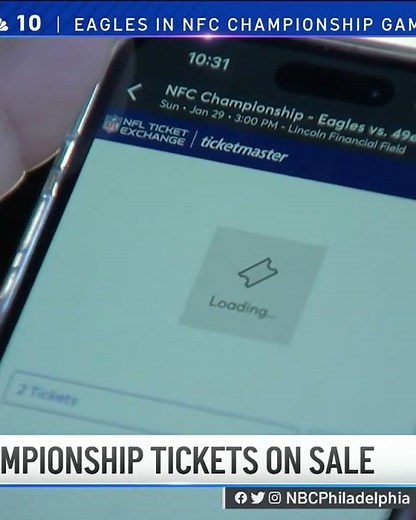 Finding Only Resale Options as Tickets for Eagles' NFC Championship Game Go on Sale