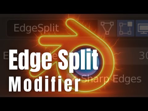 Blender 4.3 Edge Split Modifier | Clean Sharp Edges Easily