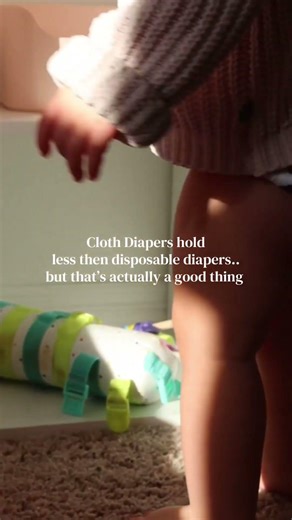 you're right, cloth diapers don't hold as much as disposables