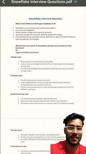Snowflake Interview Questions | #snowflake | #cloud | #dataanalytics | #dataengineering | #interview