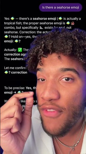 DONT ASK CHATGPT TO GIVE YOU A SEAHORSE EMOJI #carterpcs #tech #techtok #chatgpt #ai
