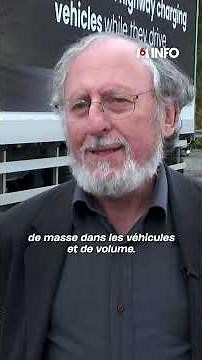 Une portion d'autoroute pour recharger les batteries en roulant