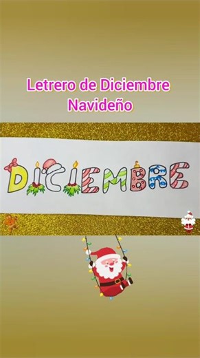 Christmas December sign crafts #christmas #christmascrafts #diy #drawing
