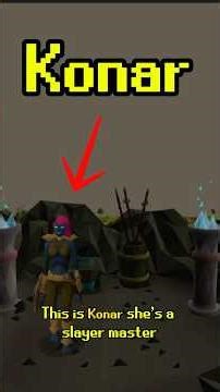 😈NPC Highlight 1 - Konar😈 #osrs #runescape #newcreator #shorts #help