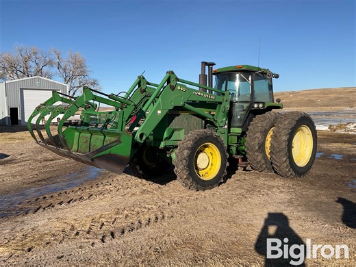 1989 John Deere 4955 MFWD Tractor W/840 Loader | Agriculture
