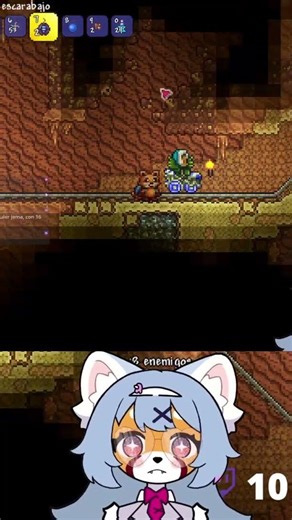 Inteligencia: -9999 A: +1000 | #Terraria #random #A #vtuberclips