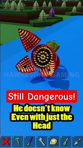 Roblox Build a Boat for Treasure Even with only the Head, Giant Worm still Dangerous! #babft #roblox