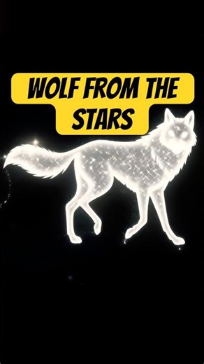 Luminous Wolf: Creation of Starlight #shorts #viral #ai #animation #surreal