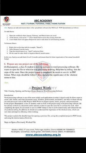 10th NIOS Data Entry Operations (229) Solved TMA | April 2026 Exam | By ABC Academy