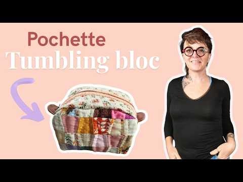 A l'atelier patchwork avec Nadège #1 | Je réalise la trousse TUMBLING BLOC de Yoko Saito