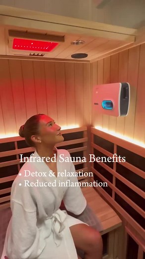 Take a moment of peaceful relaxation while getting all of those good benefits from the infrared sauna 🤍☁️😌 Equipment varies by location. #infraredsauna #redlight #palmbeachtan