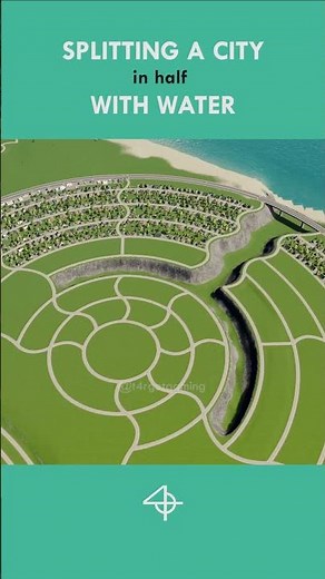 SPLITTING a City in Half WITH WATER in Cities: Skylines
