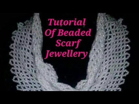 the tutorial on how to make beaded scarf jewellery