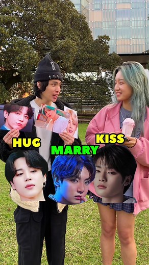 Kpop BTS Kiss Marry Hug Game