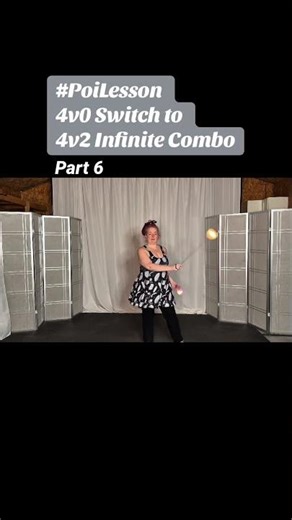 P6 Poi 4v0 Switch to 4v2 Infinite Combo #poi #PoiSpinning #PoiDance #FlowArts #PoiTutorial #poiflow