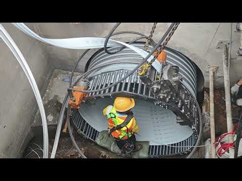 spirally-wound pipe lining