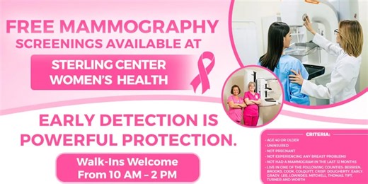 Free mammograms for South Ga. residents
