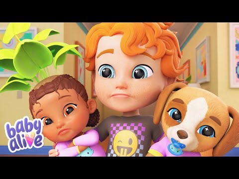 Teo is MISSING!?! 😱 Baby Alive Official 🍼 Playtime Cartoons for Kids ✨ Kids Videos 💕