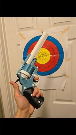 3D printed ice skin revolver from Rainbow 6 siege prop