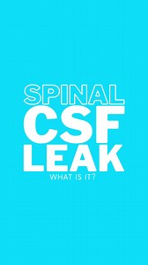 Spinal CSF leaks and upright head pain - why does it happen? | Cerebrospinal Fluid Leak Awareness Graphics