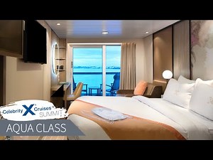 Celebrity Summit | Aqua Class Stateroom Full Walkthrough Tour & Review 4K