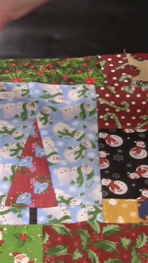 Scrappy Stack & Whack Christmas Tree Quilt Top - Part 12