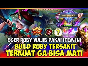 BUILD RUBY TERSAKIT 2021 - BUILD RUBY TERSAKIT DAN TERKUAT TOP GLOBAL MOBILE LEGENDS