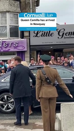 257K views · 1.1K reactions | Queen Camilla has arrived in Newquay to visit the Cornwall Community Foundation at the Wave House Church in East Street | Cornwall Live | Facebook