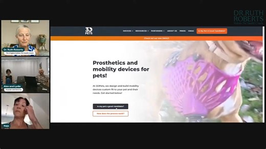 "Revolutionary 3D Printing Prosthetics for Pets: Transforming Mobility & Quality of Life!" Is your pet struggling with mobility issues? Discover how groundbreaking 3D printing technology is providing custom solutions that change lives for pets with disabilities! In this inspiring video, Dr. Ruth Roberts sits down with Alex and Lydia from 3D Pet Prosthetics, a company that uses cutting-edge 3D printing technology to design custom prosthetics and mobility devices for special needs pets. Learn how 