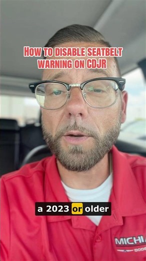 How to disable seatbelt warning on 2023 or older Chrysler DODGE, JEEP, RAM vehicles/car/truck/suv