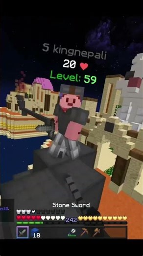 I Outplayed a Bedwars Pro! #minecraft #gaming #bedwars #hypixel