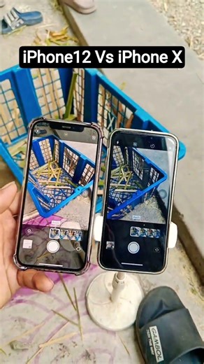 รีวิวกล้อง iPhone xvs iPhone 12 #กิดำ