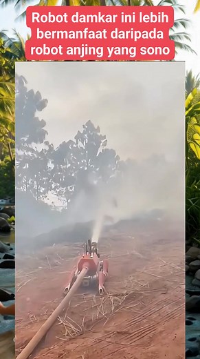 626K views · 9.8K reactions | Robot damkar ini lebih bermanfaat deh daripada robot anjing yang hitam namanya rosi itu.. #robot | Didik Djojodiningrat | Facebook