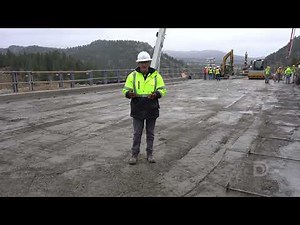 Roller compacted concrete explainer at Gross Reservoir Expansion Project