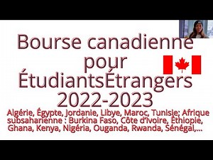 2022-2023 Full Scholarship from the Government of Canada for International Students