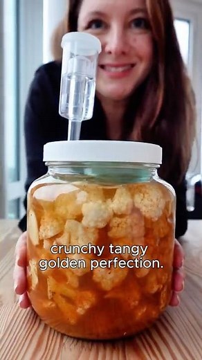 Fermenting cauliflower with all the spices