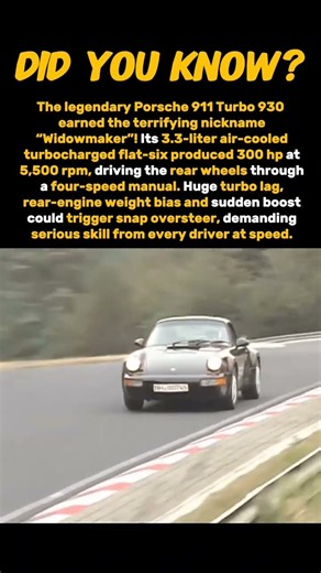 The legendary Porsche 930 windowmaker. #history #formula1 #f1 #shorts
