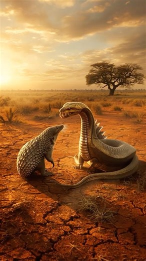 ヘビとセンザンコウが融合した進化の瞬間 /The Evolutionary Fusion of a Python and a Pangolin #python #pangolin