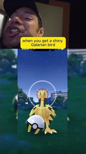 LOCK IN! Shiny Galarian Zapdos encounter in Pokémon Go - Atlanta, GA