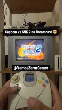 Capcom vs SNK 2 no Dreamcast🔥