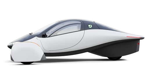 Aptera solar-powered car doesn't need to be plugged in to recharge