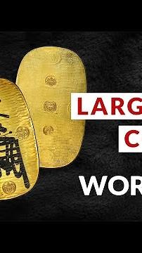 World's Largest Coin? Japanese Gold Oban