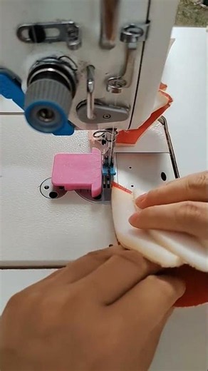 Automatic Fabric Edge Binding Machine in Action | Fast & Precise Sewing Process