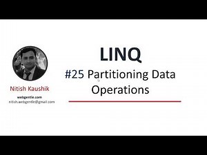 (#25) Partitioning operators in LINQ | LINQ tutorial for beginners