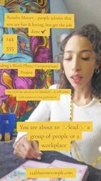 You're Being Promoted 🚀 & About to Lead a Group of People #tarot