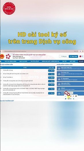 Hướng dẫn cài đặt tool ký số trên Cổng Dịch vụ công để kê khai & nộp thuế #viettel #hoadondientu #xh
