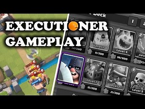 Executioner Boomeraxe! | First Gameplay | Clash Royale