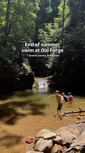 The perfect activity to end summer with ☀️⛰️ 📍Directions: From Greeneville, take TN 107 east (off US 11E) for six miles and then follow signs to Horse Creek Recreation Area (approximately two miles). From Horse Creek, turn right onto Forest Road #331 for three miles. The road dead-ends at campground. Who’s stopping by before the fall weather hits? Make sure to save this video for next summer too! #GreenevilleTN #GreeneCountyTN | Greeneville TN