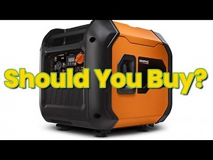 Review Generac 7127 iQ3500-3500 Watt Portable Inverter Generator Quieter Than Honda, Orange/Black