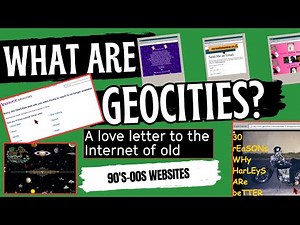 What Are Geocities? Check Out These Interesting Websites From The 90's And 2000's